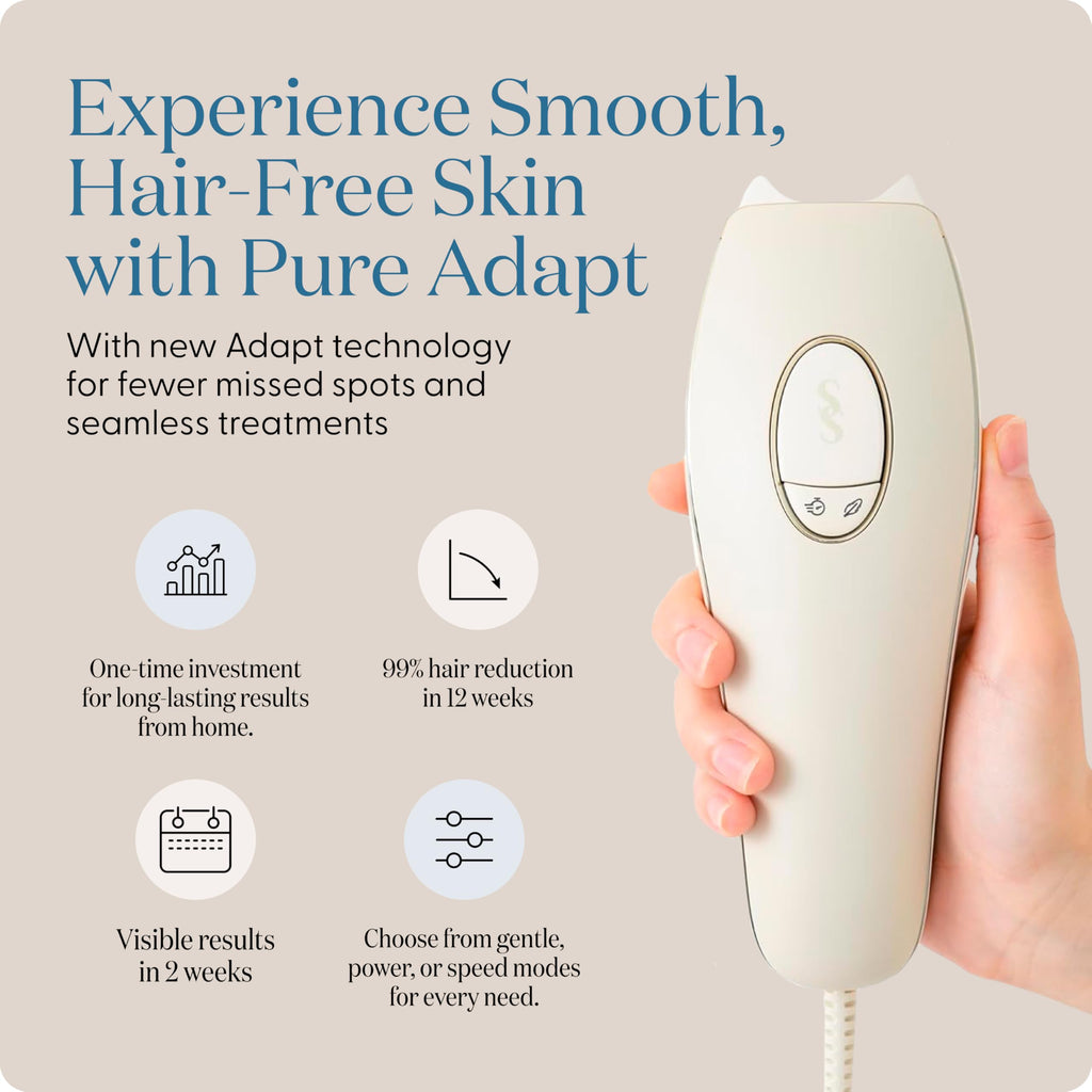 SmoothSkin Pure Adapt. new adaptable precision head.