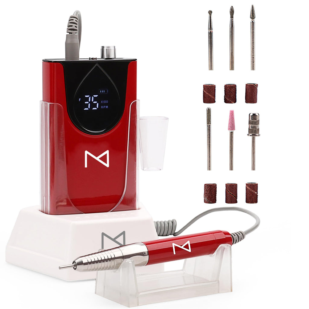 35K RPM 2-in-1 Brushless Cordless Electric Nail Drill