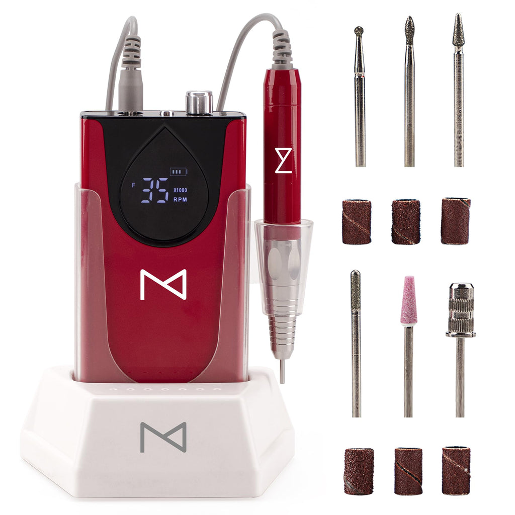 35K RPM 2-in-1 Brushless Cordless Electric Nail Drill
