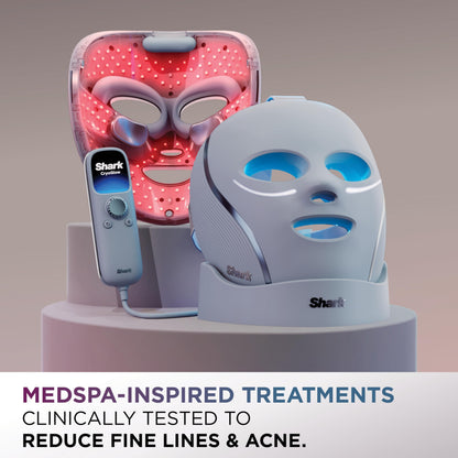 LED Face Mask with Under-Eye Cooling & Light Therapy