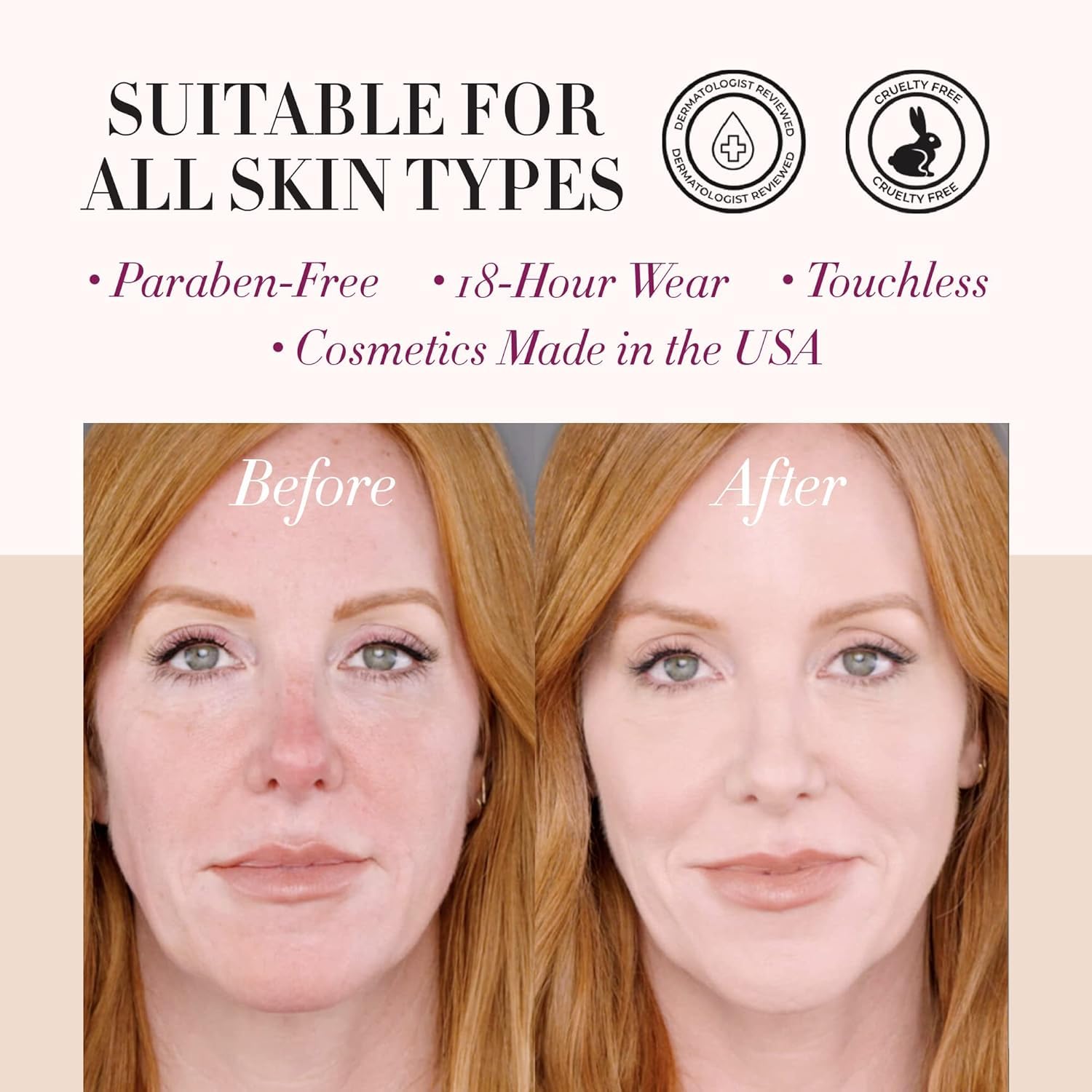Airbrush Makeup System with 4-Piece Foundation Starter Kit