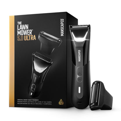 Waterproof Groin & Body Hair Trimmer with Dual-Head Blades