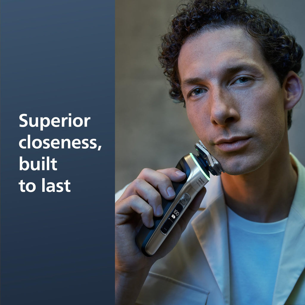 Rechargeable Wet & Dry Electric Shaver with Pop-Up Trimmer