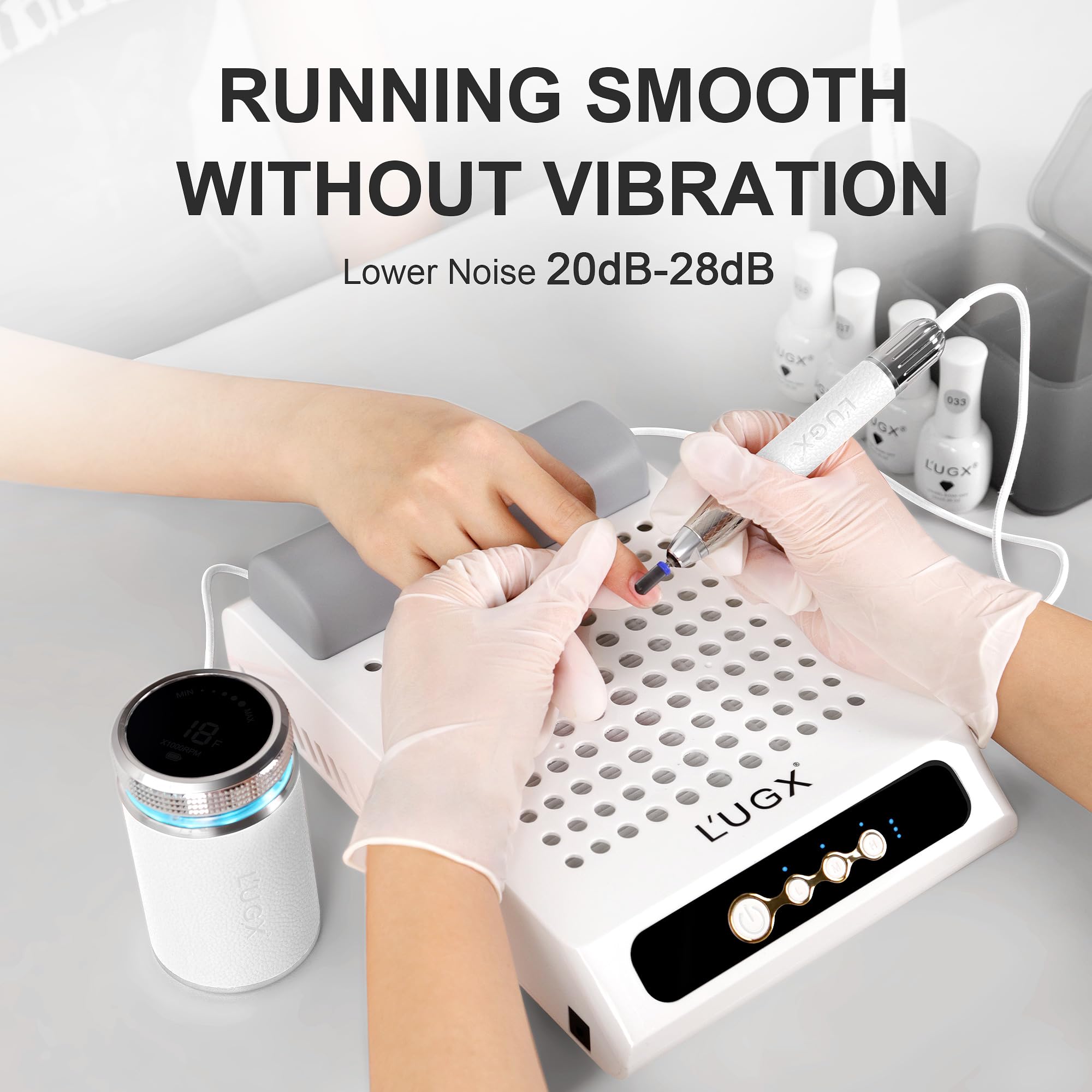 35K RPM Brushless Rechargeable Electric Nail Drill