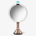 8-Inch Sensor Makeup Mirror with 5X Magnification & Dual Light
