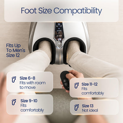 MIKO Shiatsu Foot Massager with Heat and Air Compression