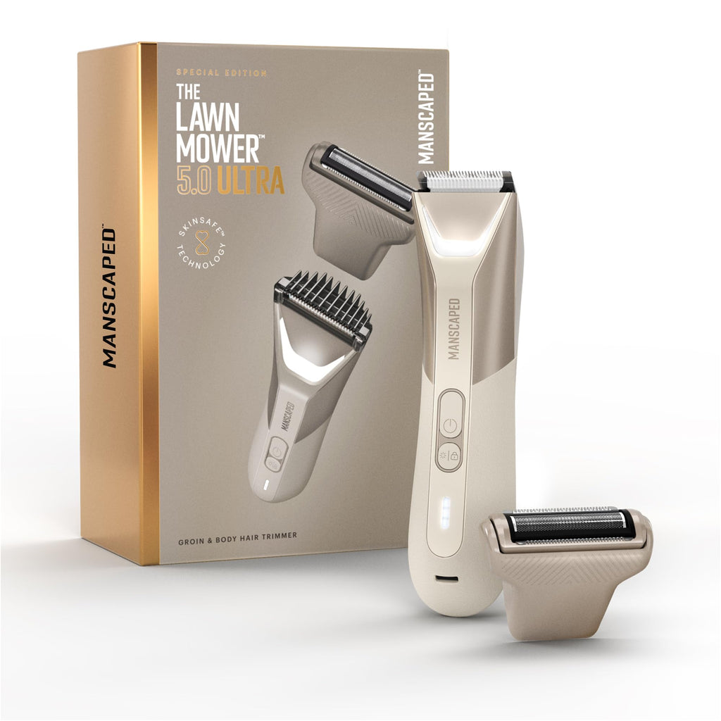 Waterproof Groin & Body Hair Trimmer with Dual-Head Blades