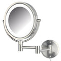 Wall-Mounted Lighted Makeup Mirror with 8X Magnification