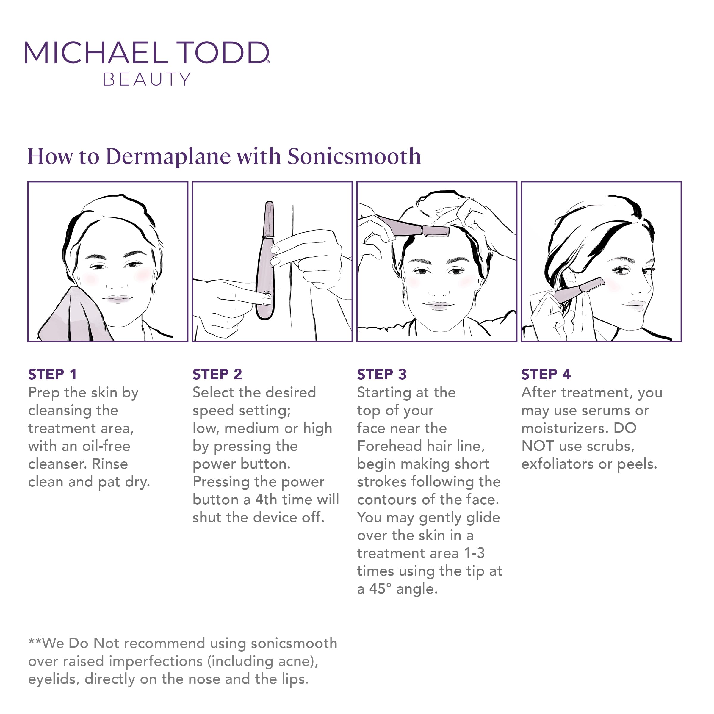 Sonic Dermaplaning & Facial Exfoliation System