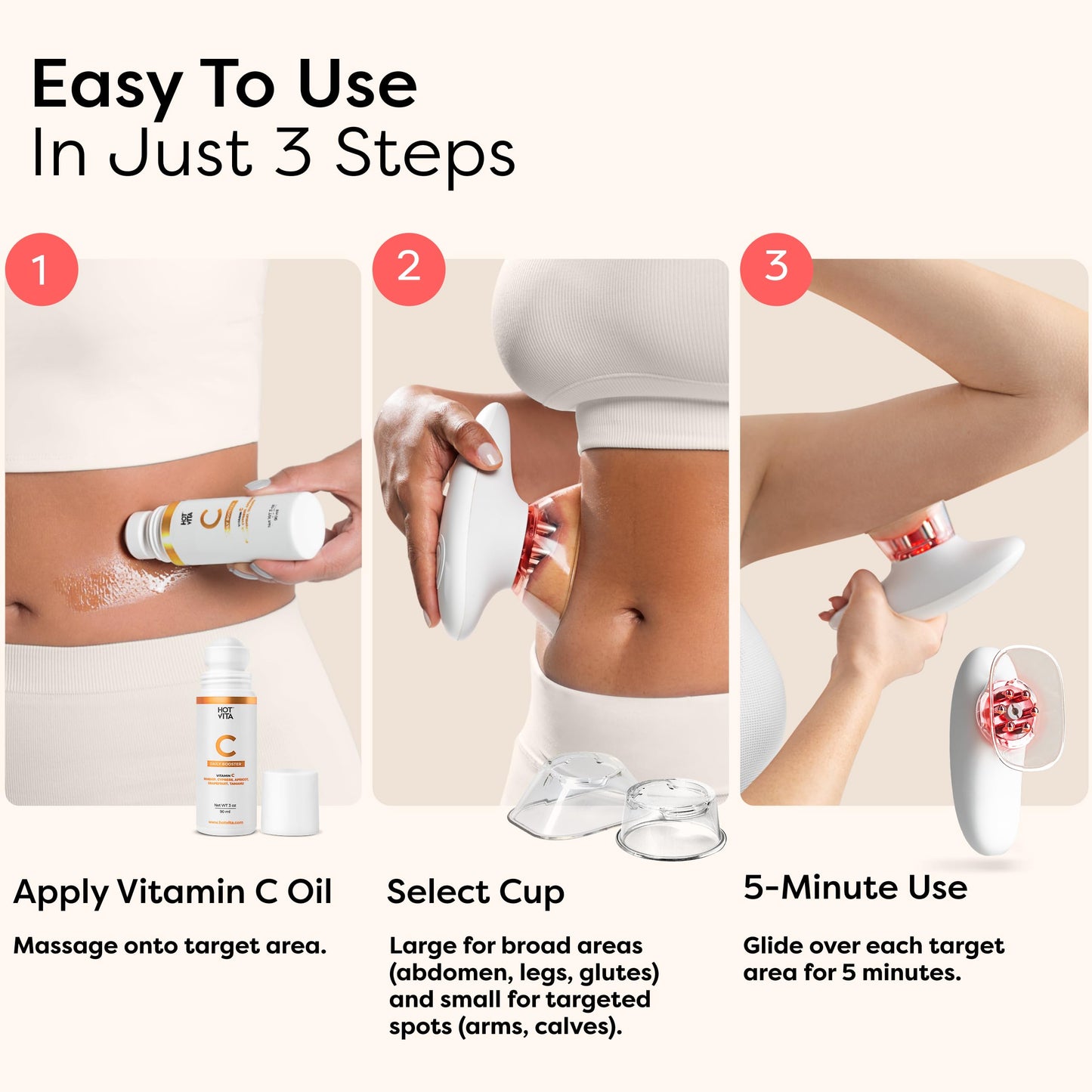 3-in-1 Body Sculpting & Skin Tightening Device