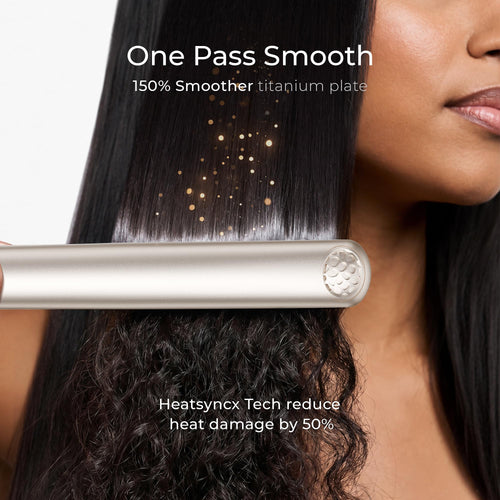 2-in-1 Flat Iron Hair Straightener & Curler