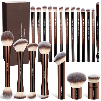 20-Piece Double-Ended Makeup Brush Set with Gift Box