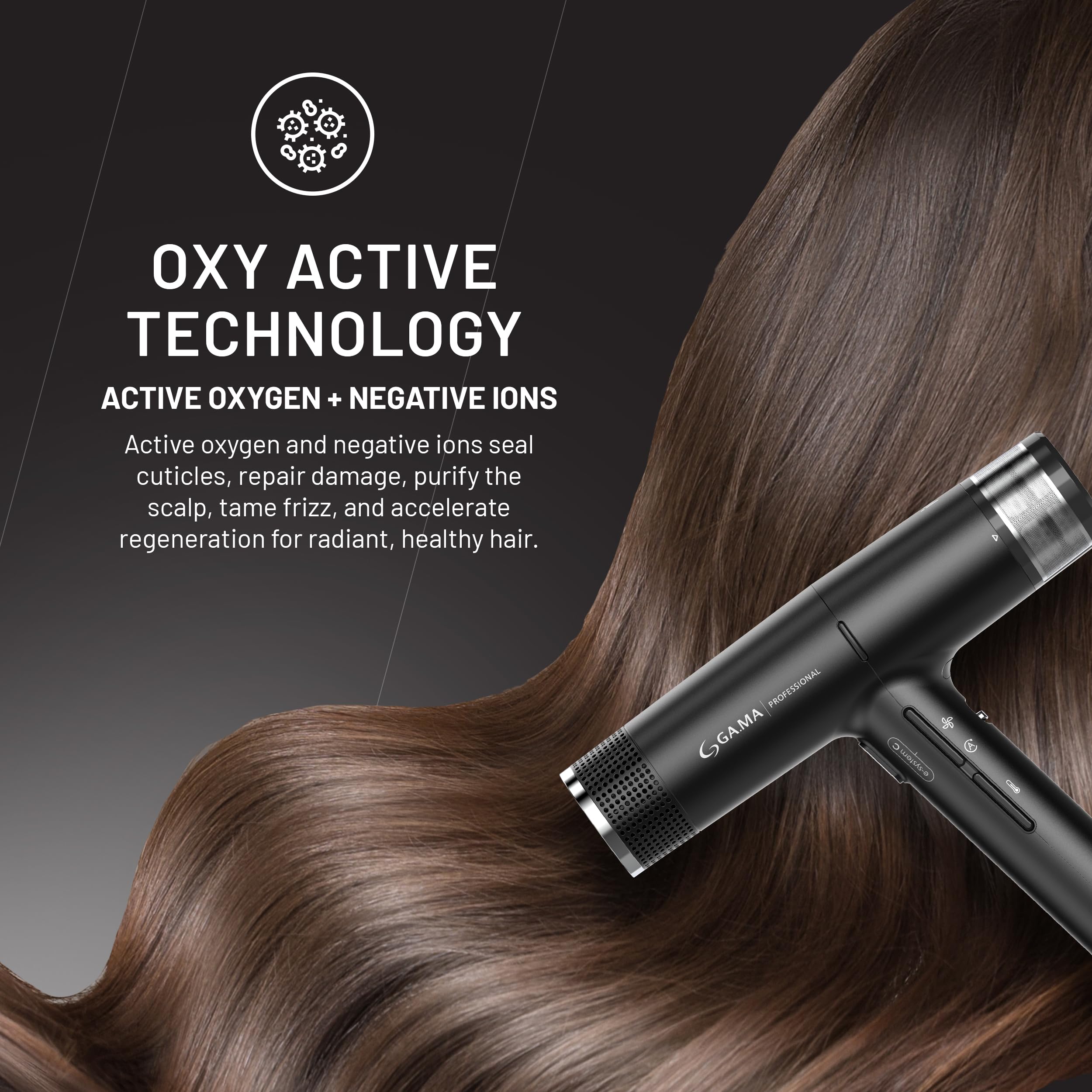 Professional 1500W High-Speed Hair Dryer with Turbo Airflow