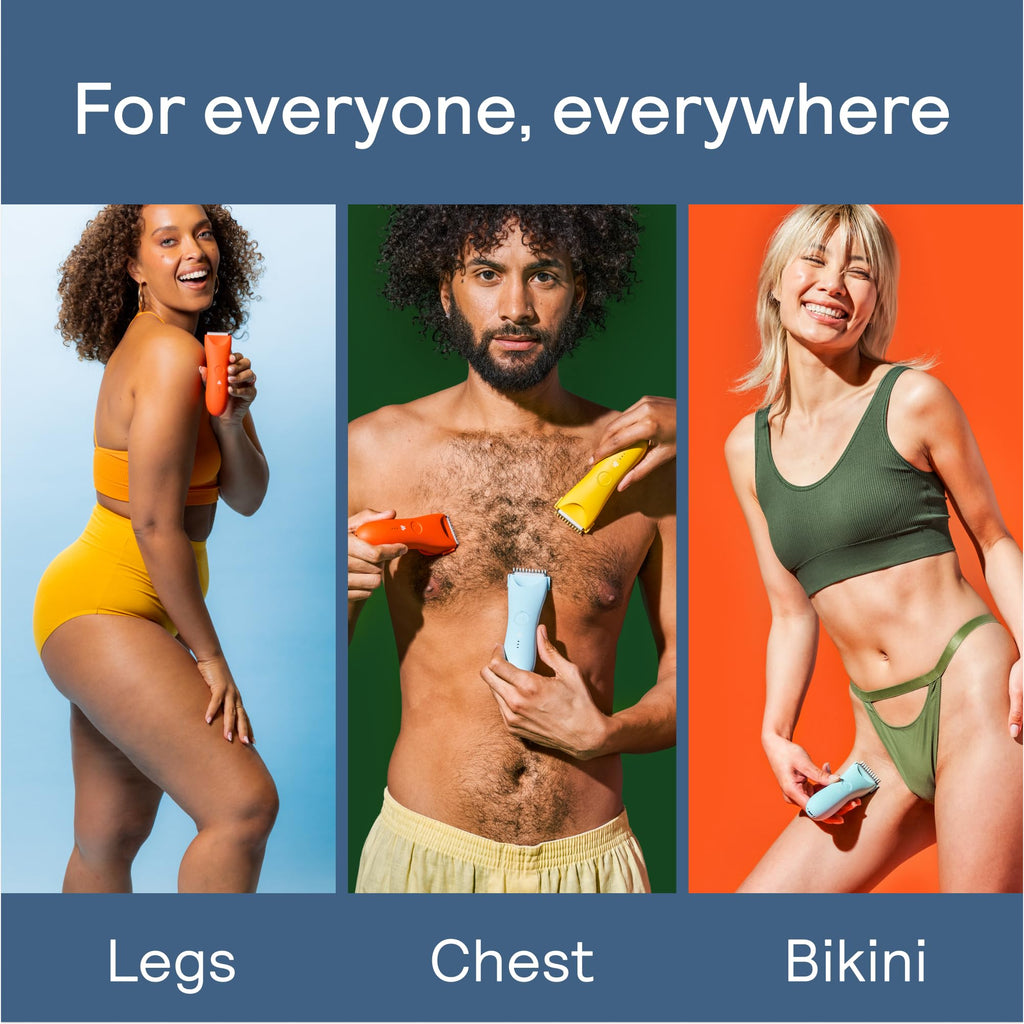 Body Hair Trimmer with Adjustable Guard & Charging Dock