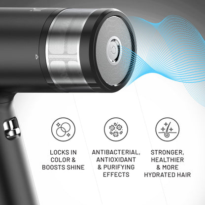 Professional 1500W High-Speed Hair Dryer with Turbo Airflow