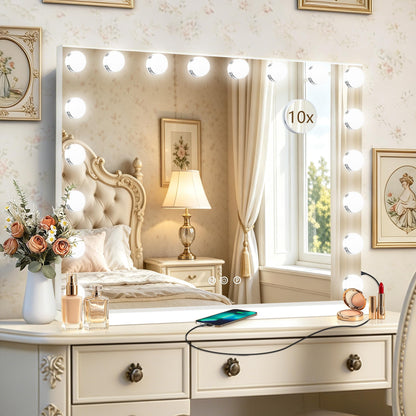 Ratsamee Arched Makeup Vanity Mirror with Lights