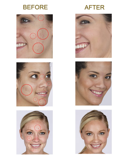 Airbrush Makeup System with 5 Matte Foundation Shades