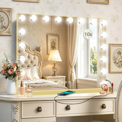 Ratsamee Arched Makeup Vanity Mirror with Lights