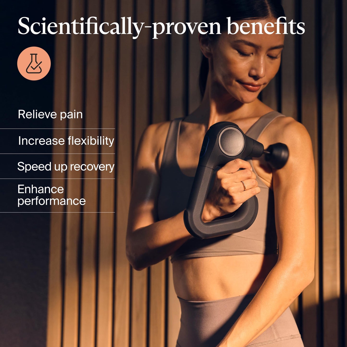 Quiet Deep Tissue Percussion Massage Gun with Bluetooth