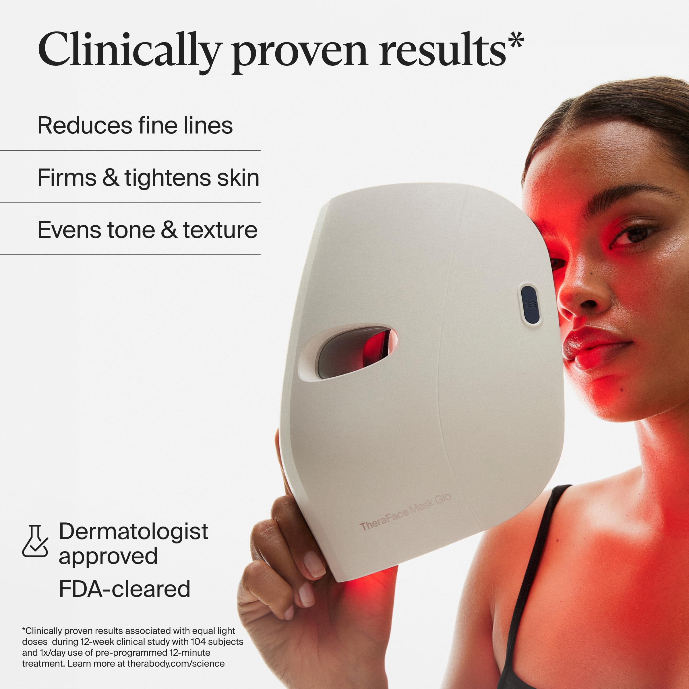 TheraFace Cordless LED Skincare Face Mask by Therabody