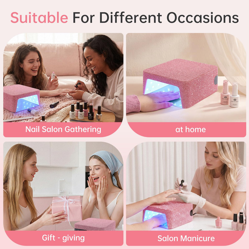 96W UV Nail Lamp with Touch Control & Auto Sensor