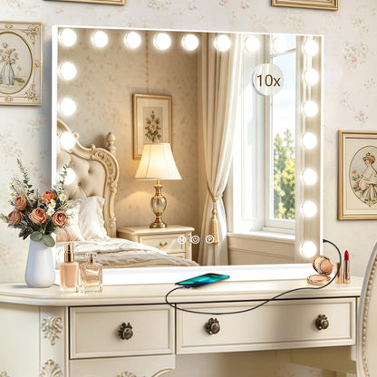 Ratsamee Arched Makeup Vanity Mirror with Lights