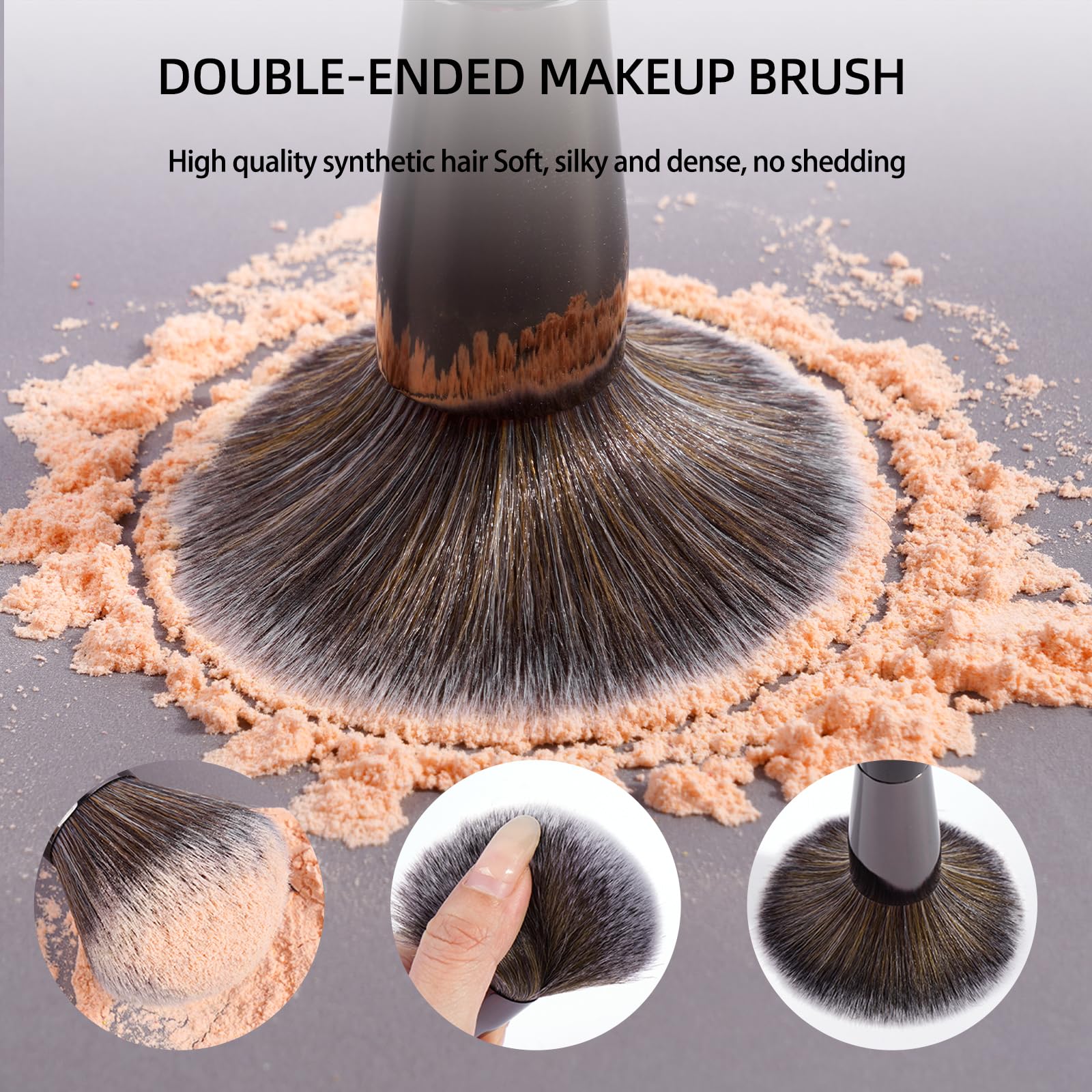 20-Piece Double-Ended Makeup Brush Set with Gift Box