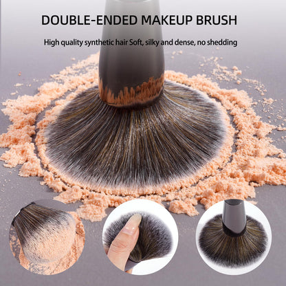 20-Piece Double-Ended Makeup Brush Set with Gift Box