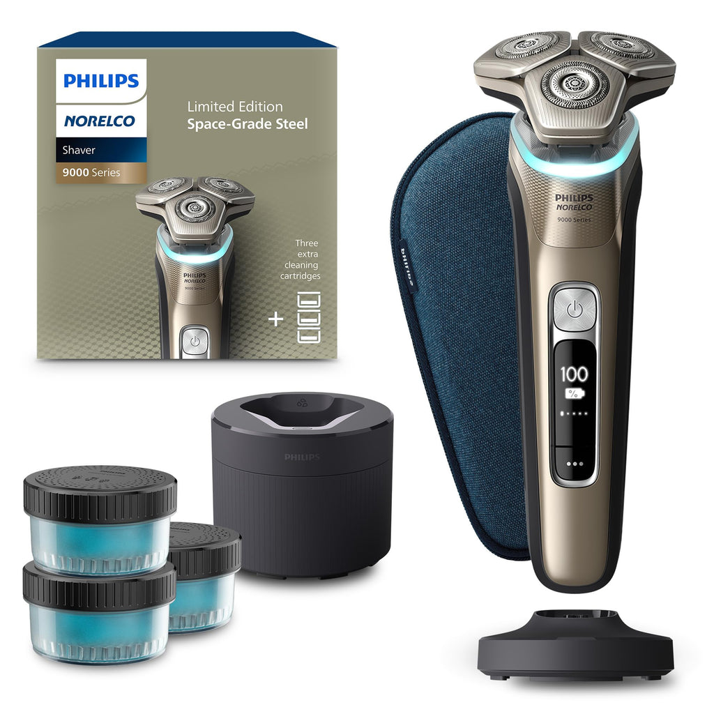 Rechargeable Wet & Dry Electric Shaver with Pop-Up Trimmer
