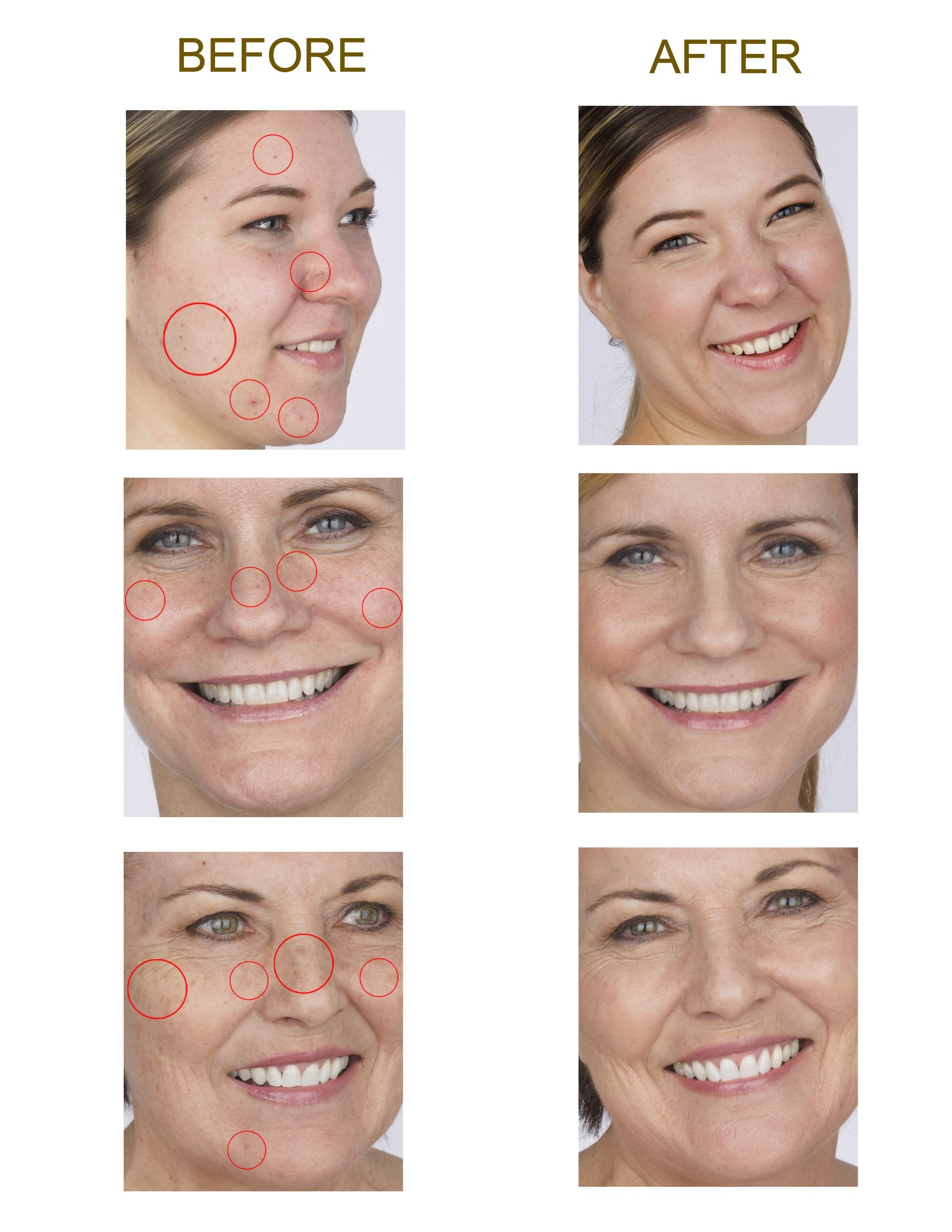 Airbrush Makeup System with 5 Matte Foundation Shades