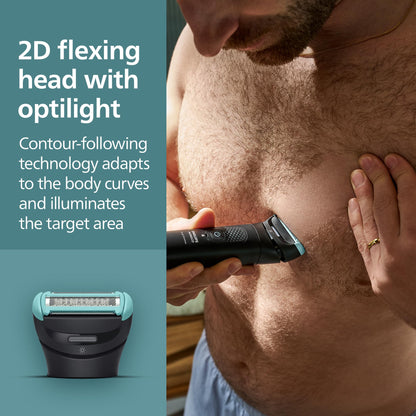 Showerproof Groin & Body Hair Trimmer for Men