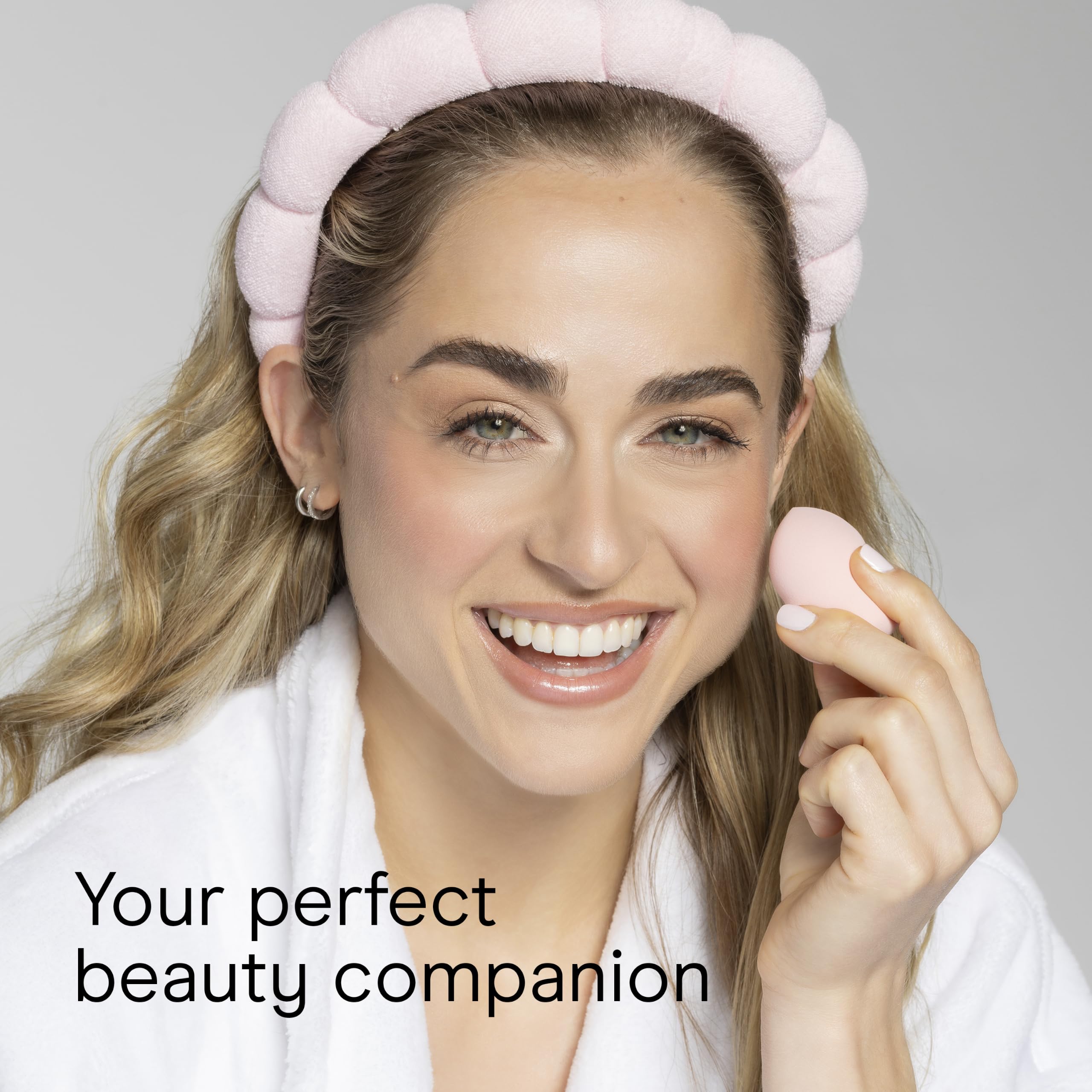 Double-Sided LED Makeup Mirror with 1X/10X Magnification