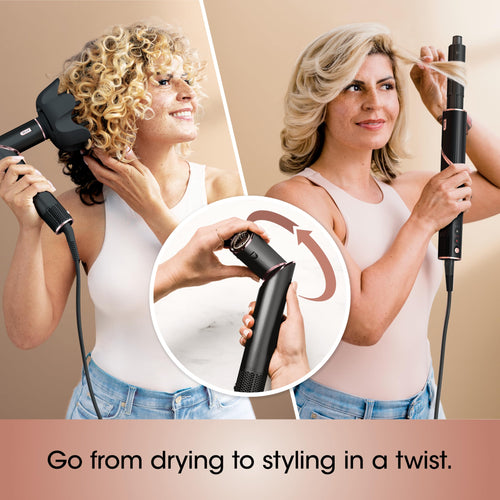 Air Styling & Drying System with Multi-Styler Attachments
