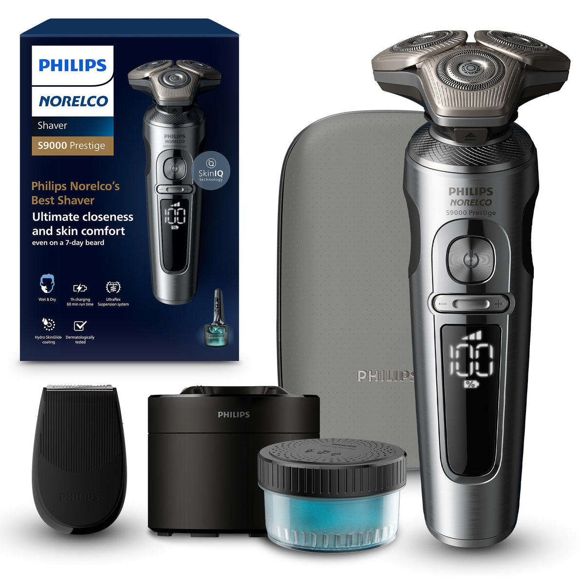 Premium Wet & Dry Electric Shaver with Precision Trimmer