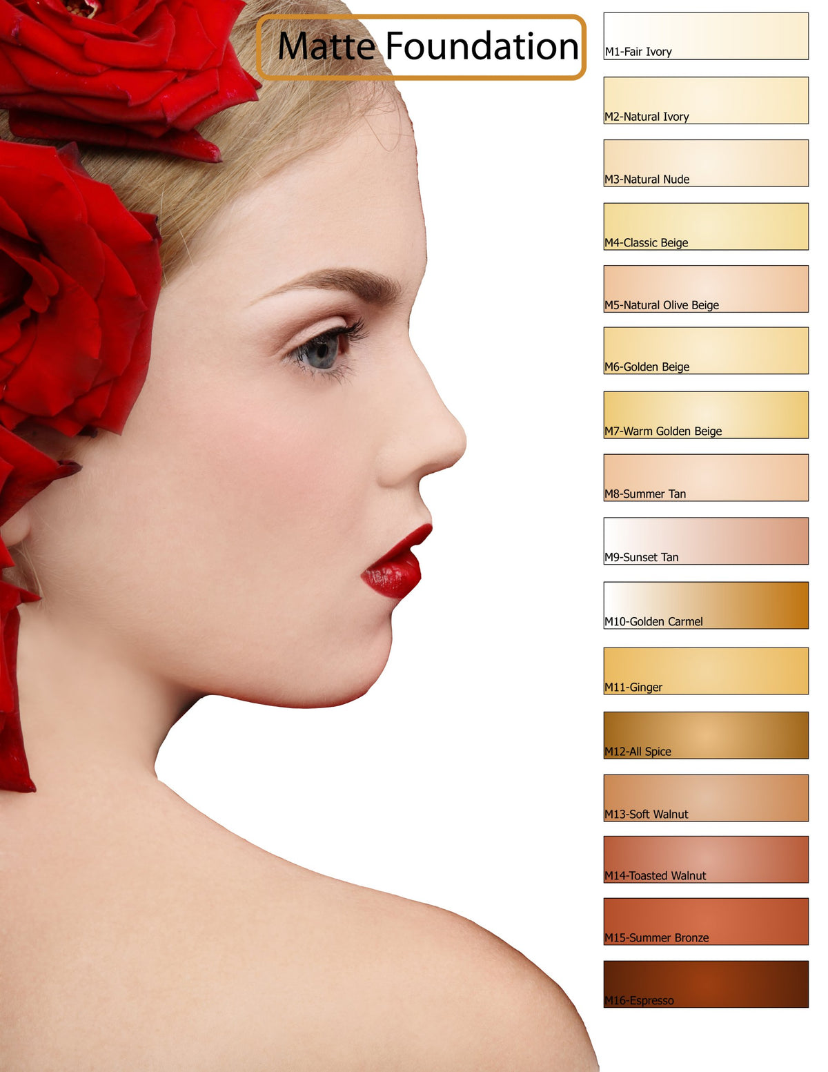 Airbrush Makeup System with 5 Matte Foundation Shades