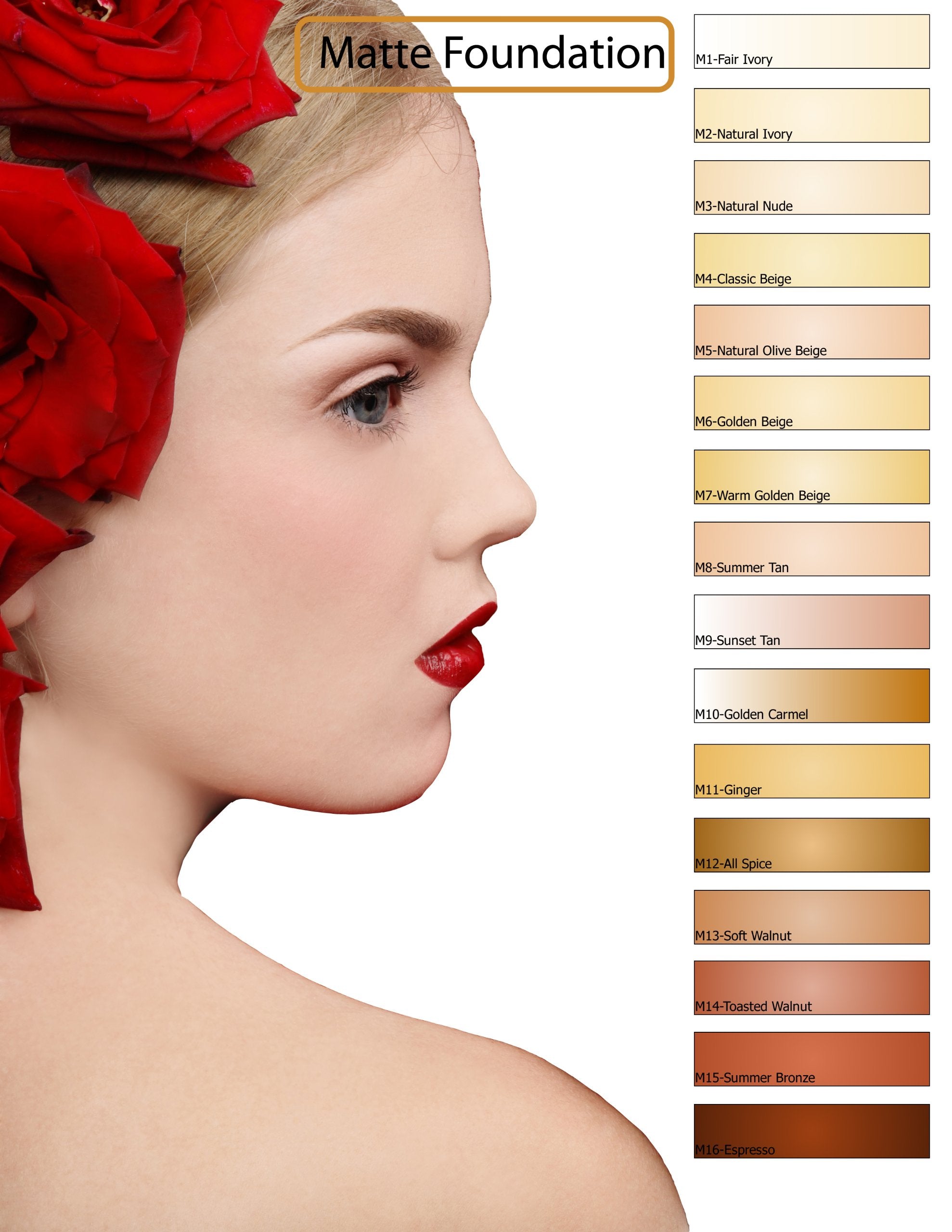 Airbrush Makeup System with 5 Matte Foundation Shades