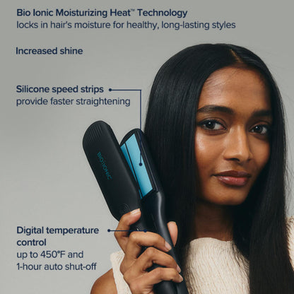 Moisturizing Flat Iron with Digital Temperature Control