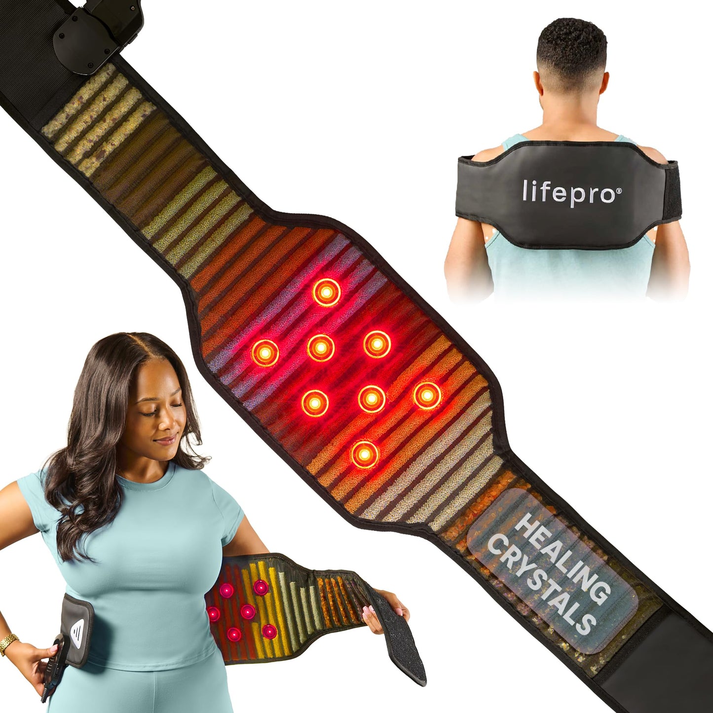 Lifepro Allevared Red Light Therapy Belt -105 Triple Chip LED Belt