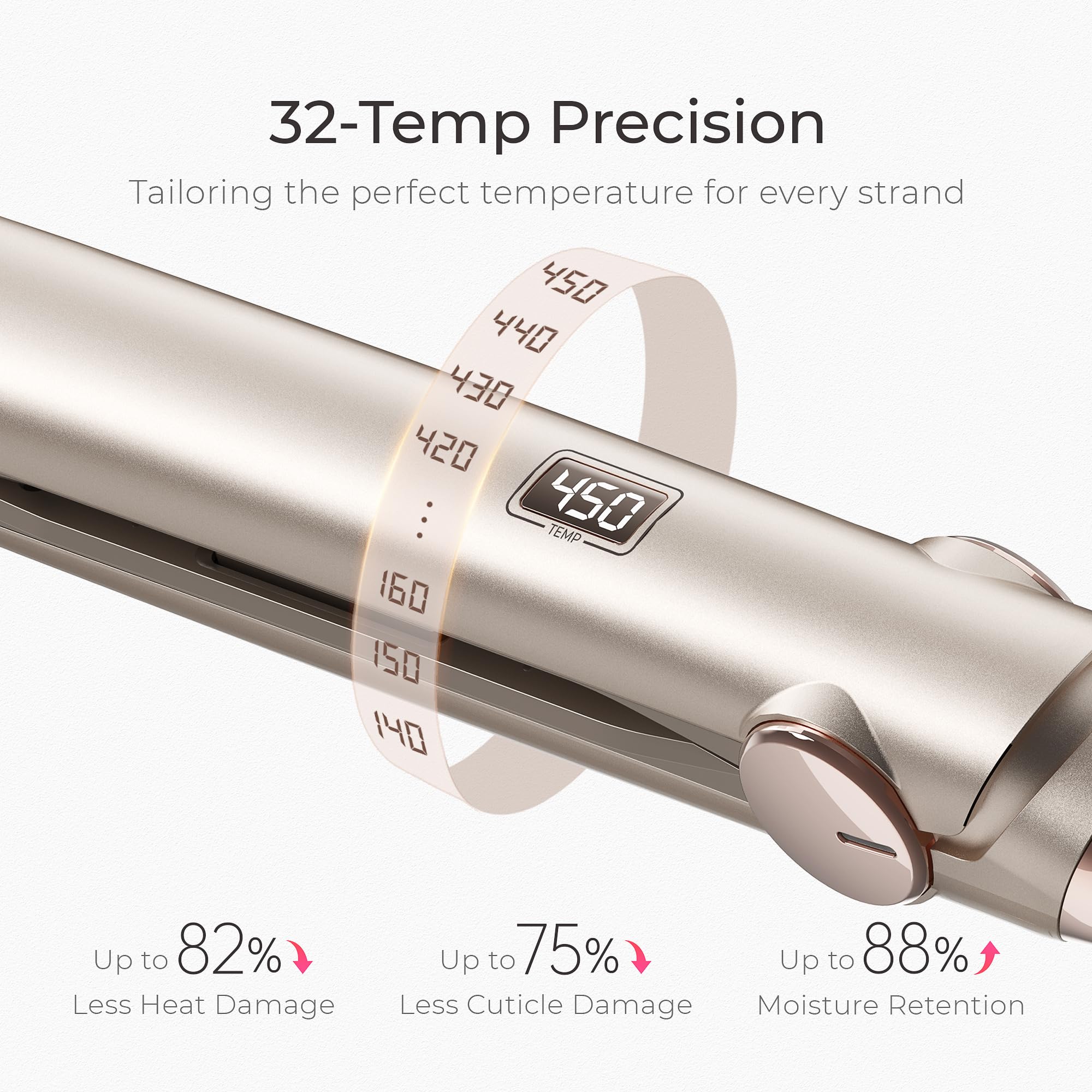2-in-1 Flat Iron Hair Straightener & Curler