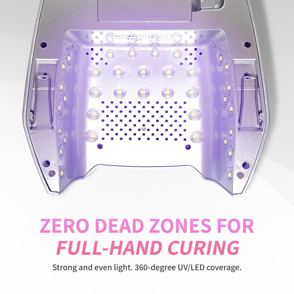 48W Wireless UV LED Nail Lamp with Smart Motion Sensor