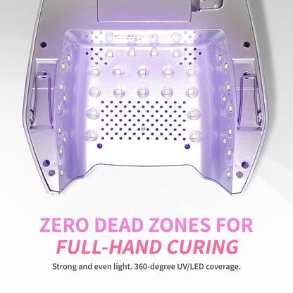 48W Wireless UV LED Nail Lamp with Smart Motion Sensor