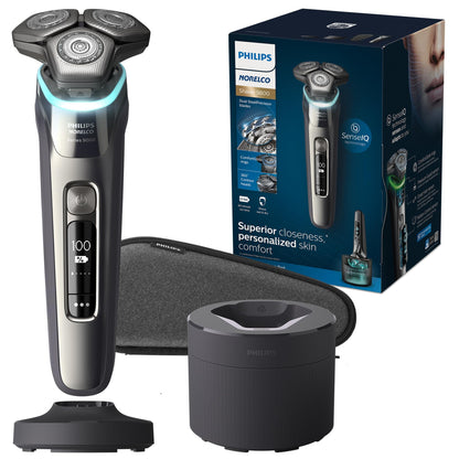 Rechargeable Wet & Dry Electric Shaver with Pop-Up Trimmer