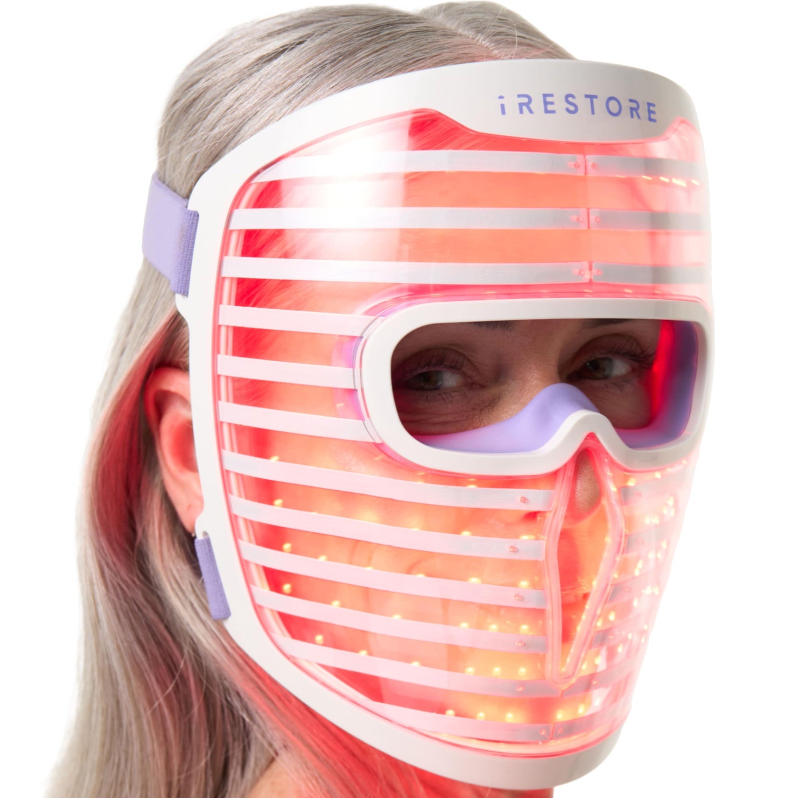 LED Face Mask with Red, Blue & Infrared Light Therapy