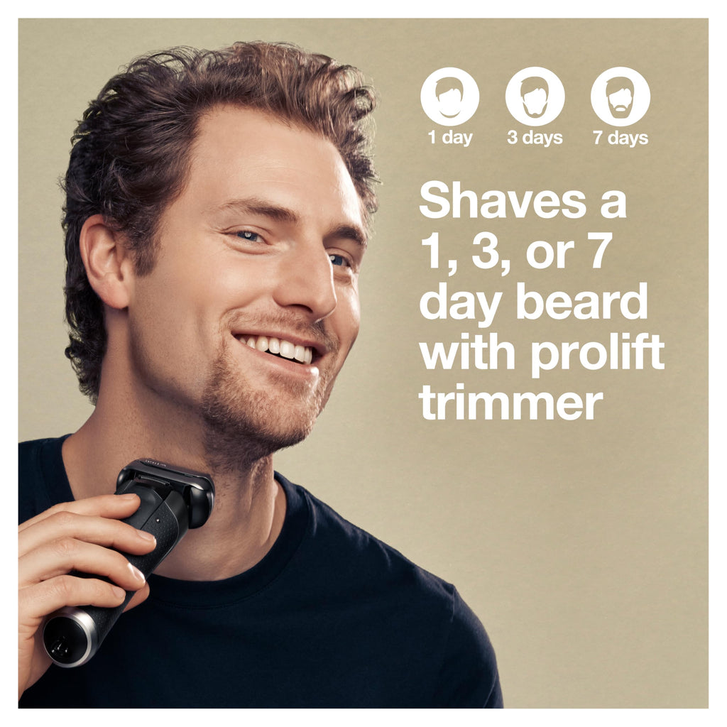 Waterproof Foil Shaver with Beard Trimmer & Cleaning Station