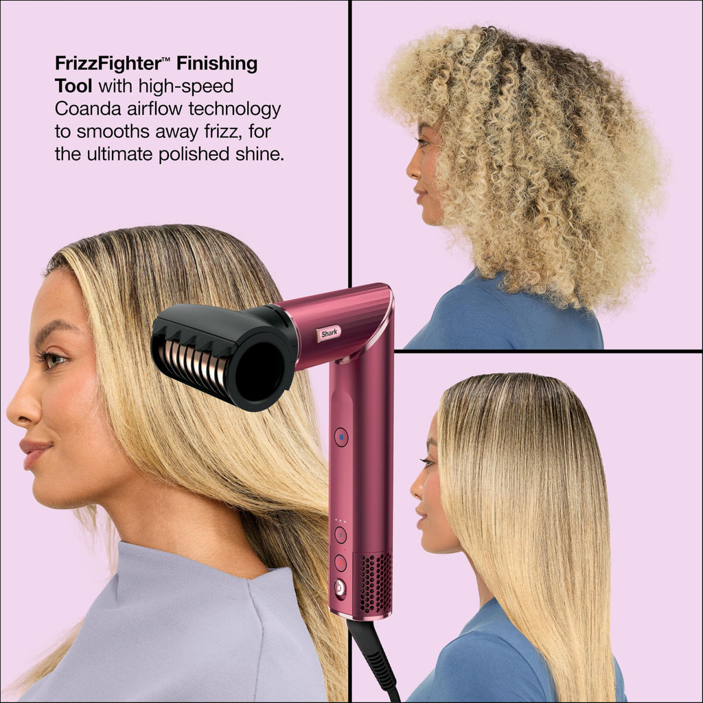 Rotating Hair Dryer & Multi-Styler with Auto-Wrap Curlers