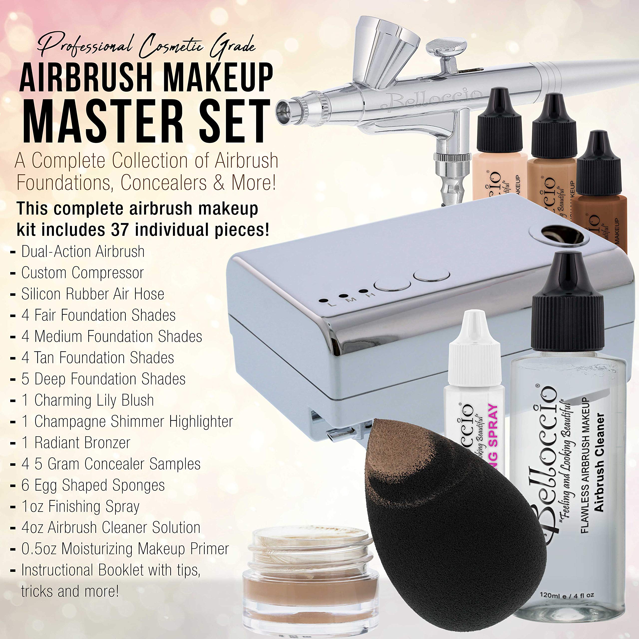 Professional Airbrush Cosmetic Makeup System Master Set
